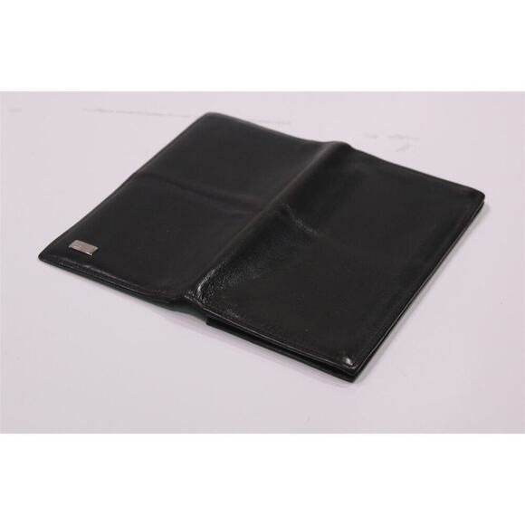 Dunhill London Black Leather Long Bifold Wallet - Picture 6 of 9